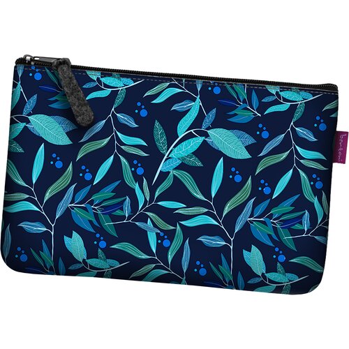 Bertoni Unisex&amp;#039;s Pocket Cosmetic Bag Oleander Navy Blue Slike