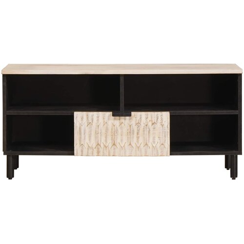  ormar Fin&amp;scaron; bijelog pranja 100 x 33 x 46 cm Čvrsto drvo manga Slike