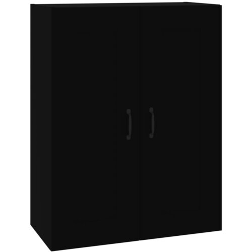Maison Chic Viseča Stenska omarica - Zidna omarica črna 69,5x32,5x90 cm iu405, (22062825) Slike