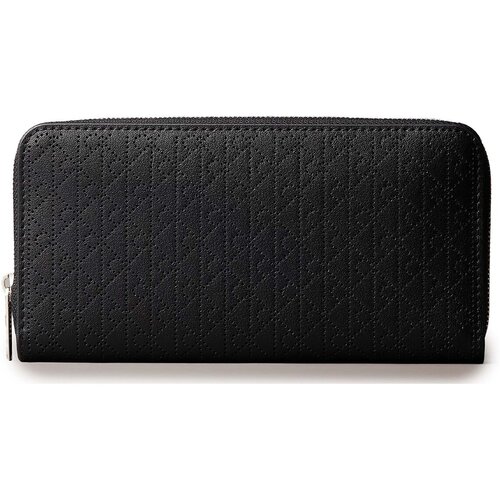 Calvin Klein Jeans Denarnice Emblem Aop Perfor Lg Zip Around Črna Slike