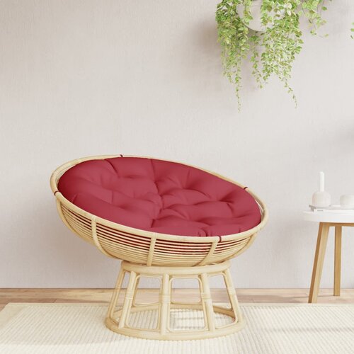 vidaXL Okrugli jastuk crvena boja vina Ø 100 x 11 cm od tkanine Oxford Cene