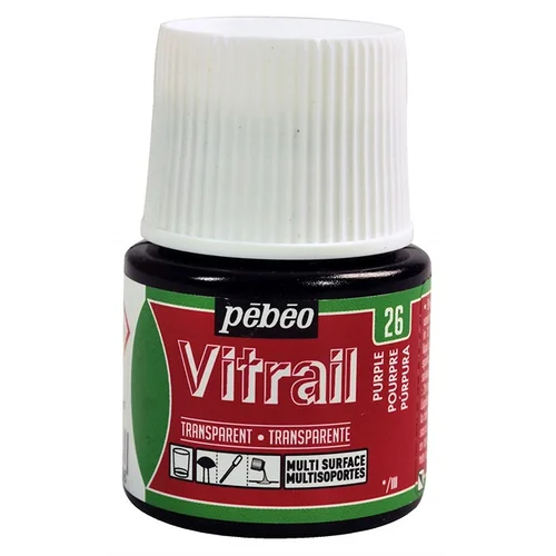 Boja za staklo Pebeo Vitrail 45 ml | različite boje