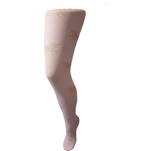 Čarape za devojčice tea 60 den - roze boja (jednorog dezen) Slike