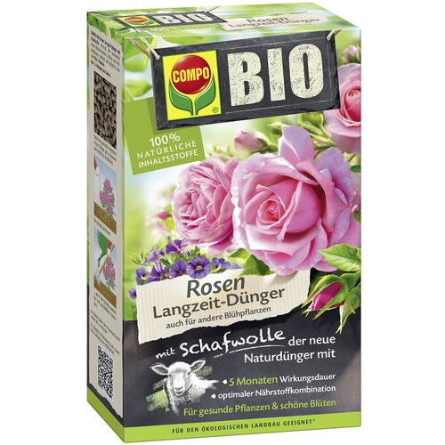 COMPO Bio gnojilo za vrtnice z ovčjo volno (750 g, dolgotrajno delovanje) Cene