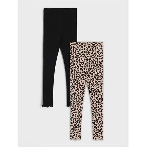 Sinsay Pamučne tajice s leopard uzorkom 2 pack Cijene
