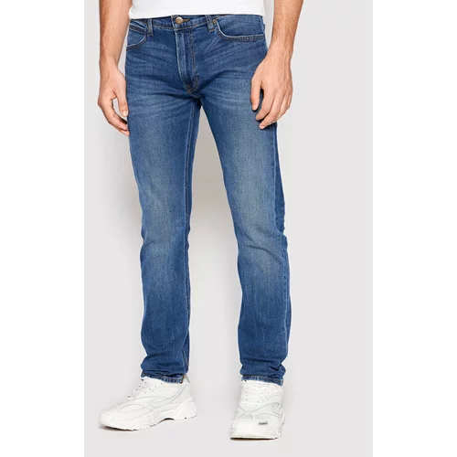 Lee Jeans hlače Luke L719AKIG Modra Slim Tapered Fit