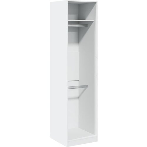 vidaXL Garderobna omara bela 50x50x200 cm iverna plošča, (21326958) Cene