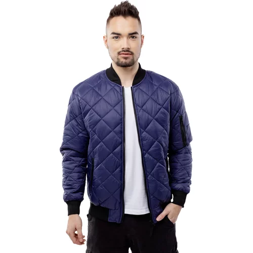 Glano Man Quilted Jacket - navy