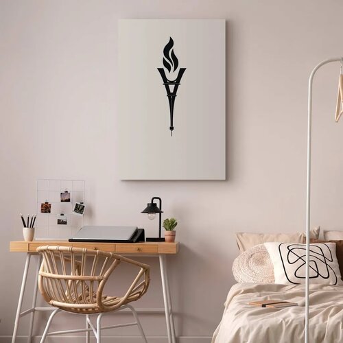  Slika - Torch Shaped Like an Inverted Eiffel Tower 40x60 Standard Slike