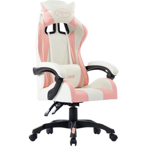 vidaXL racing stol roza umetno usnje Cene