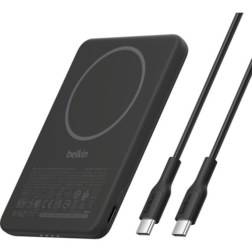 Belkin Power bank BoostCharge Slim 5000mAh Magnetic, (5000559923) Slike