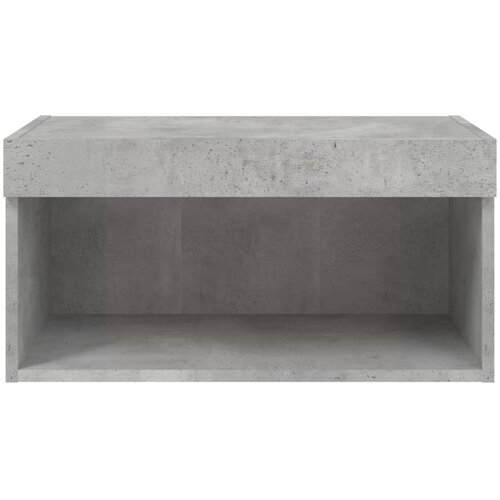  ormarić s LED svjetlima siva boja betona 60x30x30 cm Slike
