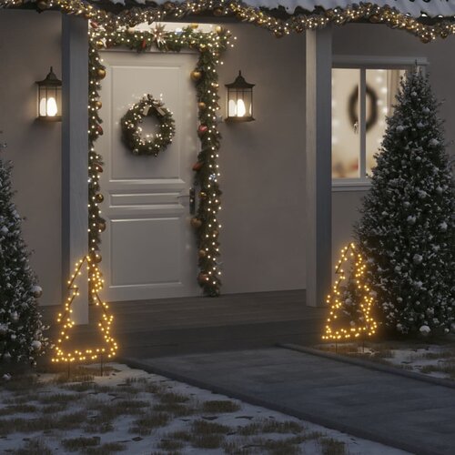 vidaXL Ukrasno božićno drvce sa šiljcima 80 LED 60 cm Cijene