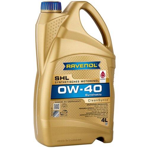 RAVENOL Motorno ulje SHL 0W-40, 4 l Cene