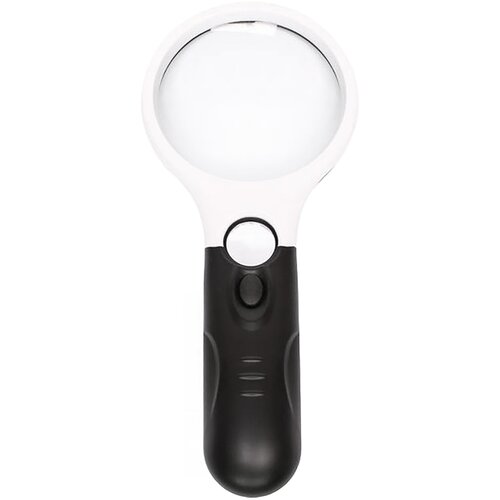  Osvijetljena ručna lupa LR-4 ručna lupa 75 mm, 3x 22 mm, 45x s LED osvjetljenjem /312774/ Slike