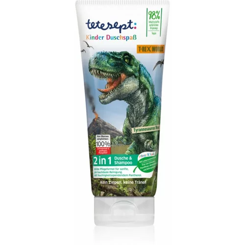 TETESEPT Shower Gel & Shampoo T-Rex World blagi gel za tuširanje i šampon za djecu 200 ml