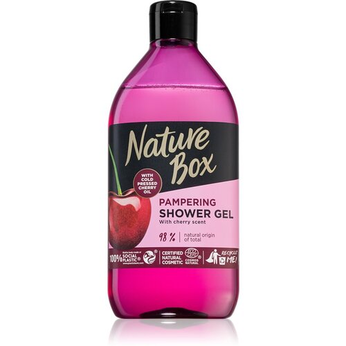 Nature Box Cherry ugodan gel za tu&amp;scaron;iranje 385 ml Slike