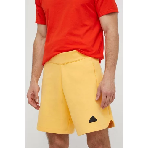 Adidas Kratke hlače Z.N.E moške, rumena barva, IR5235