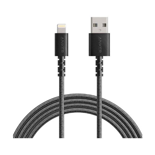Anker kabl usb powerline select+ lightning na usb a 1,8 m - crni Slike