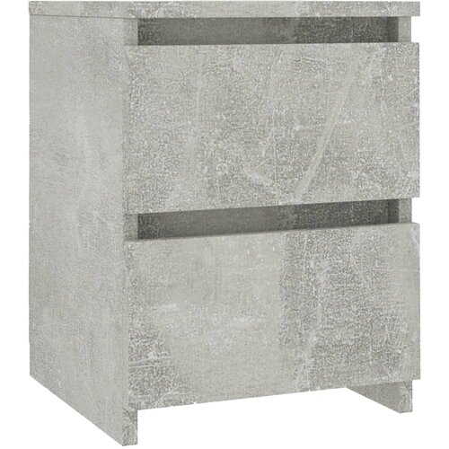 Maison Chic Nočna omarica - Nočna miza betonsko siva 30x30x40 cm iverna plo&amp;scaron;ča, (21687741) Slike