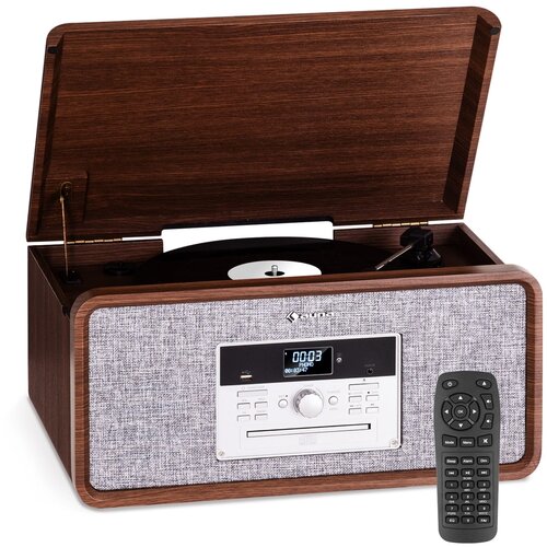 Auna Bella Ann, stereo sustav, gramofon, DAB+/UKW radio, USB, bluetooth Cijene