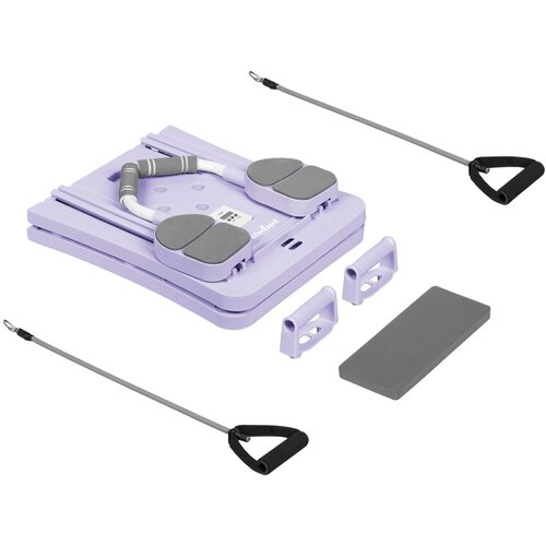 Rebel ACTIVE Kućni set za pilates - vi&amp;scaron;efunkcionalna fitnes sprava 9 u 1 ljubičasta boja RBA-3069-PU Slike