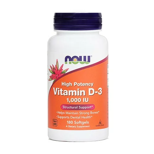 NOW Vitamin D3, kapsule