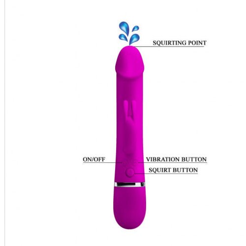 Pretty Love Brizgajoči rabbit vibrator Henry Slike
