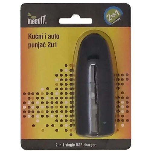 Mean IT Punjač, kućni i auto, 2in1 - KUĆNI I AUTO PUNJAČ, 2IN1