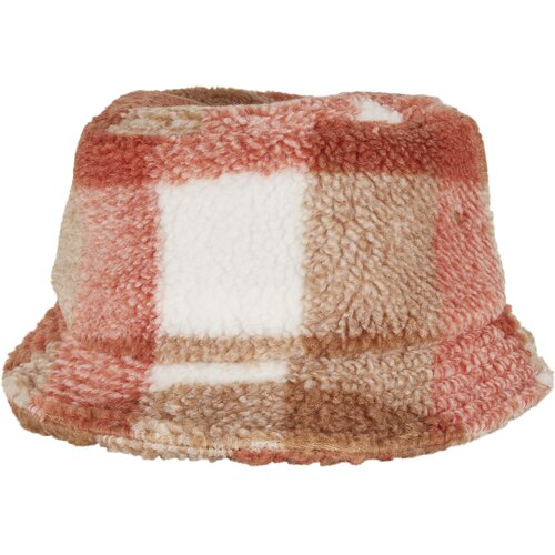 Flexfit Sherpa Check Bucket Hat whitesand/caramel Cene