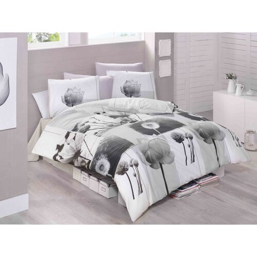 Lessentiel Maison komplet posteljine Florence, 160x220cm, Siva Slike