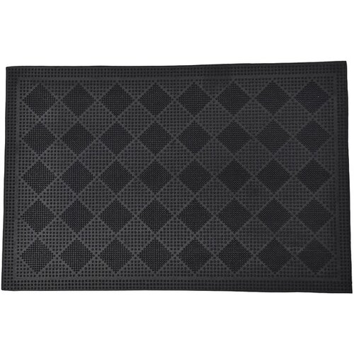 Cotexsa otirač Drew 40x60cm checked pattern crni gumeni Cene