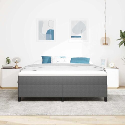  Krevet s opruga kutije Svjetlosiva 180 x 200 cm Kordura tekstil Slike
