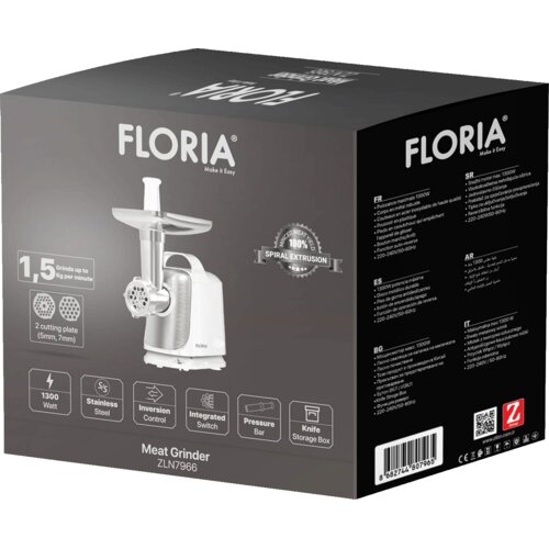 Floria Mlinček za meso, moč 1300 W - ZLN7966 Slike