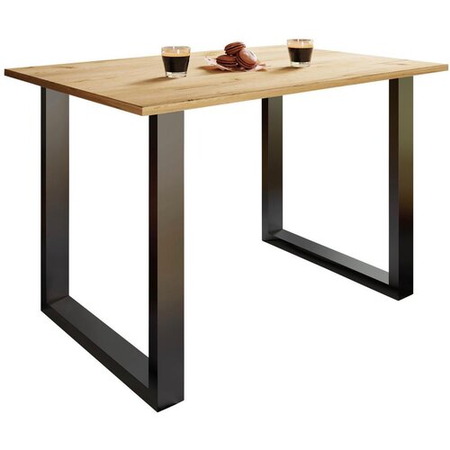 MID.YOU Jedilna Miza Xona, Barva Hrasta, Črna, 110x80cm Slike