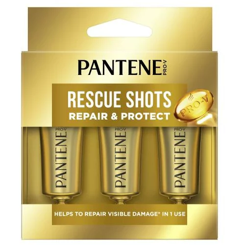 Pantene Intensive Repair (Repair & Protect) Rescue Shots intenziven serum za izjemno poškodovane lase 3x15 ml za ženske