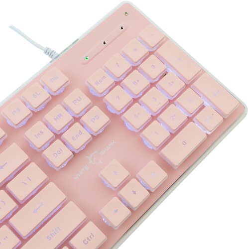 WHITESHARK Tachi GK-003441 gaming tipkovnica, US, roza Slike