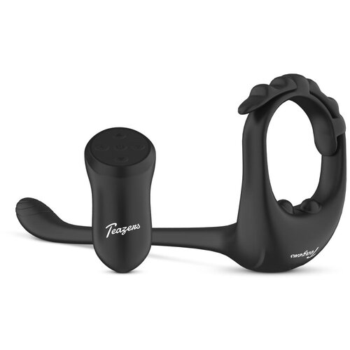 Teazers Triple Prostate Vibrator with Remote Black Cene