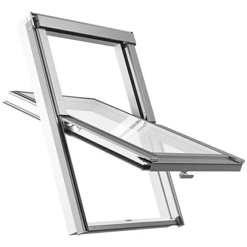 SOLID ELEMENTS strešno okno solid elements pro (66 x 118 cm, belo-siva)