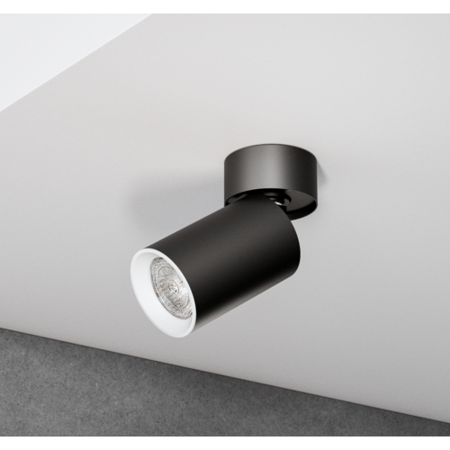 LED-LABS Stropna nadometna svetilka LOFT - črna Slike