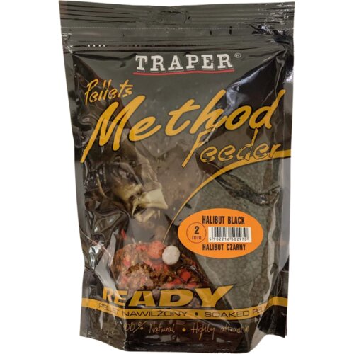 TRAPER MF Ready Pelet, Crni halibut, 2mm/500g Cene