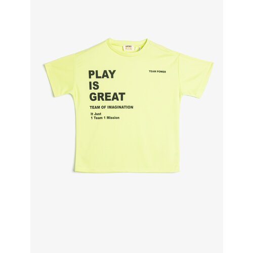 Koton T-Shirt - Grün - Regular fit Cene