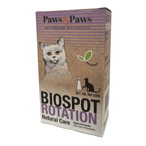  Paws&Paws Biospot Rotation za mačke 3x1ml Cene