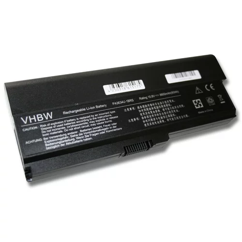 VHBW Baterija za Toshiba Satellite M300 / C650 / L650 / U400, 8800 mAh