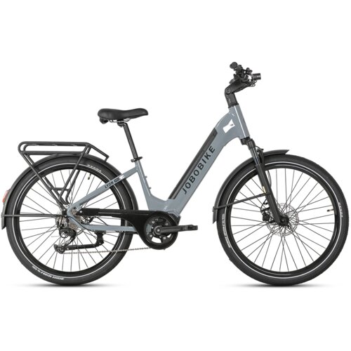 JOBOBIKE Mestno električno kolo Lyon Pro, 36V 250W srednji motor, Shimano 9S, sivo, (5000008930) Cene