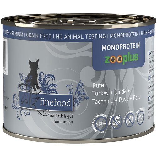  Varčno pakiranje Catz Finefood Monoprotein zooplus 24 x 200 g - Puran Cijene