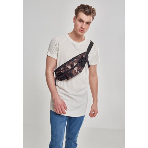 Urban Classics Nylon Waist Bag blk/browncamo Cene