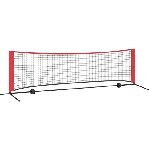  Teniska mreža Crna i crvena 301 x 90,5 x 87 cm Poliester Slike