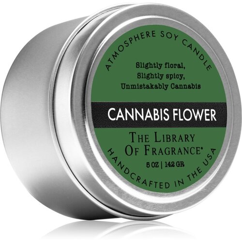 The Library of Fragrance Cannabis Flower di&amp;scaron;eča sveča 142 g Slike