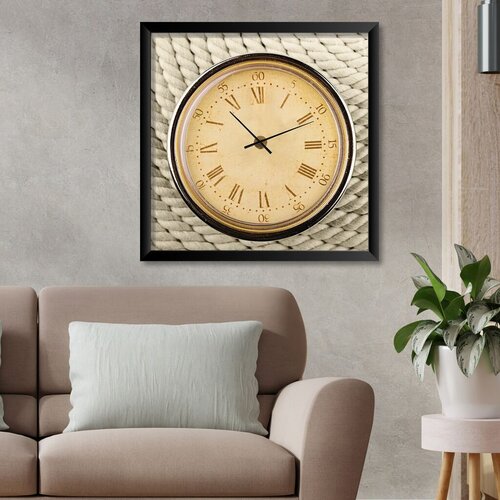 Wallity Dekorativni zidni sat STMDF1610153, 45x45 cm Cene